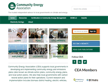 Tablet Screenshot of communityenergy.bc.ca